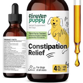 Constipation Relief for Dogs - Stool Ease Dog Supplements - Sea Moss for All Breeds & Sizes - Slippery Elm for Digestive Health - Dog Fiber Vitamins and Supplements for Constipation Relief - 4 oz