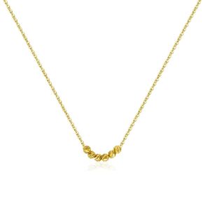 Gold Beaded Necklaces for Women-18K Gold Plated Choker Necklace dainty Gold Necklace Fashion Charm Chain Necklace for Women Trendy