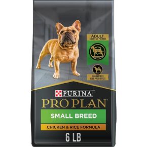 Purina Pro Plan Small Breed Dog Food With Probiotics for Dogs, Shredded Blend Chicken & Rice Formula - 6 lb. Bag