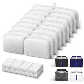 8 Packs Replacement Filters for Automatic Pet Water Fountain,3 Months Set of Replacement Filters