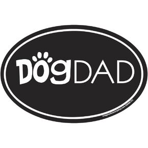 Oval Magnet, Dog Dad