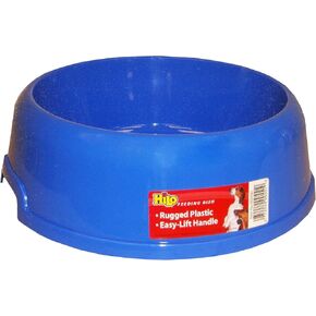 Hilo Large Durable Rugged Plastic Pet Feeding Dish