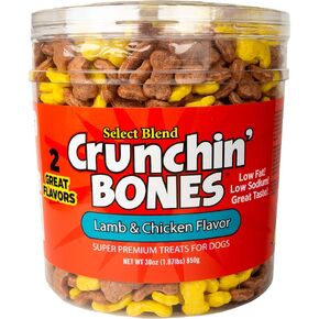 Pupcorn Plus Puffed Dog Treats w/ Prebiotic & Probiotics, Multi Flavored Puffed Treats, 2 lb