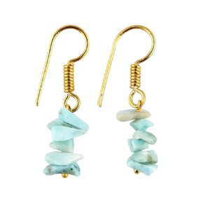 Thecraftman Natural Peridot Chips Earrings for Women, Yoga Jewelry, Meditation Earring, Crystals Earring, Raw Gemstone, Energy Healing Crystals, Birthday, Gift for Her, Gemstone Jewelry (Peridot)