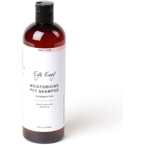 Eye Envy Moisturizing Pet Shampoo | Cleans, softens, add Shine | Glycerin enriched | Detergent Free | Gentle for Everyday use | Fragrance Free | Safe for Puppies and Kittens, 16oz