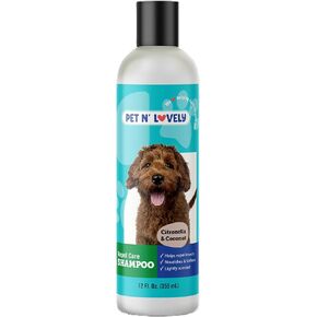 Pet N' Lovely Repel Care PET Shampoo | Helps Keep Insects Away Naturally | for Dogs and Cats | Nourishes & Softens | Lightly Scented | Citronella & Coconut | Natural | 12 Fl. Oz., Clear
