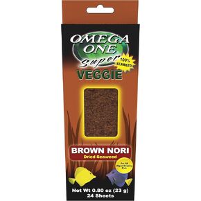 Omega One Seaweed, Brown, 24 Sheets Each (1 Pack)