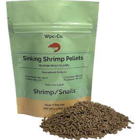 Aquarium Shrimp Food - Sinking Pellets for Aquatic Shrimp, Snail, Bottom Feeders - Complete Nutrition for Tropical Shrimp and Other Invertebrates