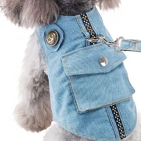 Dog Harness (Medium, Wathet)
