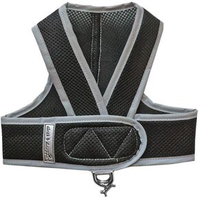 Cloak & Dawggie Mesh Step-N-Go Small Dog Harness Step In Teacup to 25 LBS. Vest Easy On Adjustable. XXXS Xsmall Toy Puppies to Medium. Reflective Soft Walking Doggy Wrap Vest (7200) (Small, Turquoise)