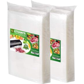 200 Pint Size 6x10Inch Vacuum Sealer Food Sealer Bags with BPA Free,Heavy Duty,Great for Vac Storage or Sous Vide Cooking