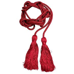 Elegant Red Cincture Belt | Catholic Vestment Rope Belt | Priest and Deacon Attire | Catholic Vestments For Mass | Great Gift For Ordination to Priesthood
