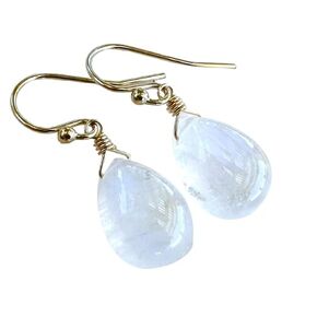 Rainbow Moonstone Dangle Drop Gemstone Earrings, 14K Gold Filled, Elegant Gifts For Women, Her, Mom, Sisters Brides, Weddings, Birthday, Mothers Day, Anniversary, Graduation, Wedding Jewelry For Her