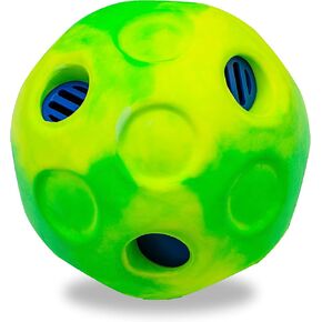 Franklin Ready Set Fetch! Laugh and Wiggle Ball – Interactive Dog Toy – Fun Giggle Sounds – Encourage Endless Play – BPA Free – Tough – No Batteries Required