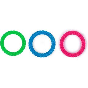 Toyz Chew and Bouncy Rope Ball for Dog - One Supplied, Colour May Vary