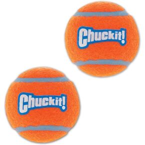 Chuckit! 6 Pack of Tennis Balls, Small, Launcher Compatible Dog Toys