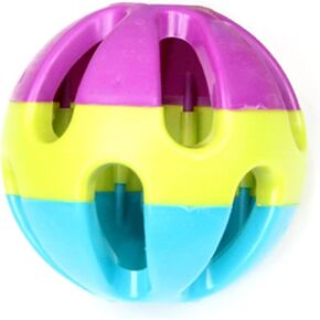 Dog Toys for Medium to Large Breed Dogs Hollow Ball with Bell Inside Interactive Plastic for Relieving Boredom Pet Supplies