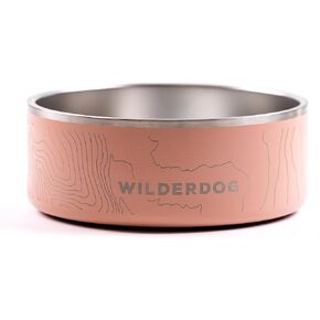 وعاء الكلب من الفولاذ المقاوم للصدأ من Widlerdog مع الفولاذ المقاوم للصدأ المتين للغاية والخالي من مادة BPA مع قاعدة مطاطية غير قابلة للانزلاق (أسود، 64 أونصة)