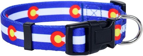 Native Pup Maryland Flag Dog Collar (Maryland, Large) in Saudi Arabia