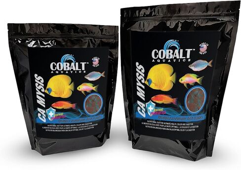 Cobalt Aquatics Mysis Shrimp with Blue Flakes 16oz - Premium Fish Food for Freshwater and Saltwater Aquariums - Nutrient-Rich for Healthy Fish in Saudi Arabia