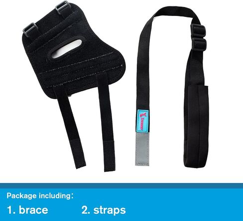Dog Elbow Brace for Treat ACL CCL, Front Leg Brace Wrap with Metal Spring Strips for Dogs with osteoarthritis, limping from Joint Pain, Keeps The Joint Warm and Stable (M_Right) in Saudi Arabia