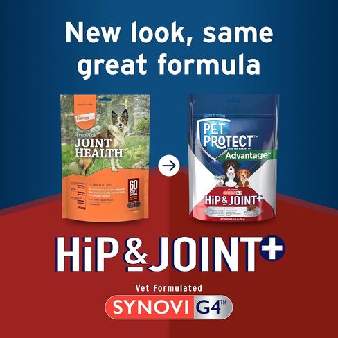 Pet Protect Hip & Joint+ Supplement for Dogs, Chicken Flavor 120ct in Saudi Arabia