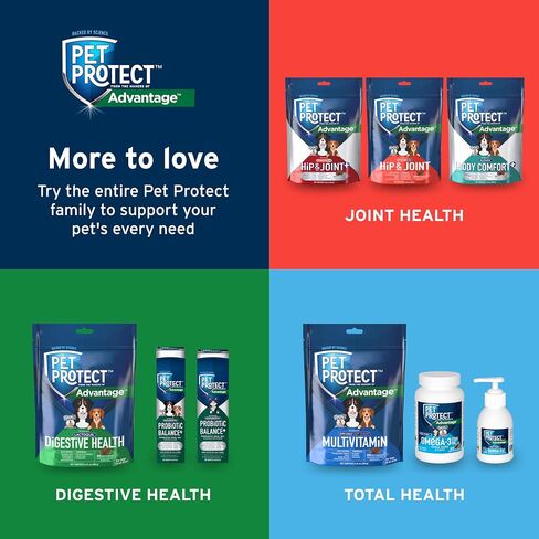 Pet Protect Hip & Joint+ Supplement for Dogs, Chicken Flavor 120ct in Saudi Arabia