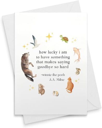 Pet Sympathy Card, Pet Condolence Card [00970] in Saudi Arabia