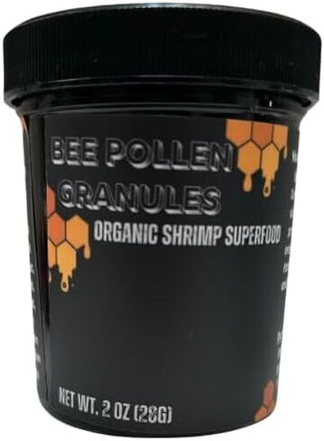 Shrimptastic Aquatics Bee Pollen Granules | Organic Superfood for Cherry Shrimp | Premium Aquarium Shrimp Food for Health & Growth | 2 oz Container in Saudi Arabia