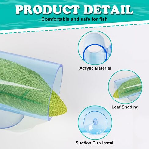 Betta Fish Acrylic Tube Tunnel, Clear Fish Toys Hole for Betta Fish Hide Cave Tank Accessories Observation Decoration (Clear) in Saudi Arabia