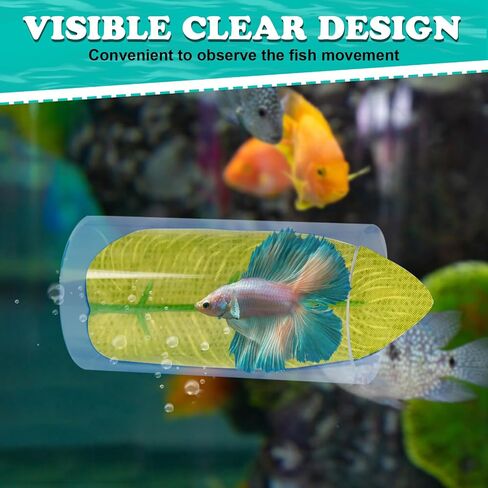 Betta Fish Acrylic Tube Tunnel, Clear Fish Toys Hole for Betta Fish Hide Cave Tank Accessories Observation Decoration (Clear) in Saudi Arabia