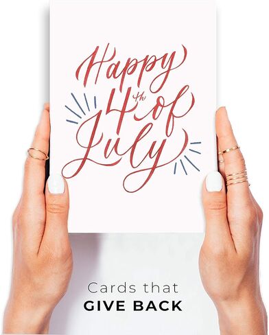 بطاقة Wunderkid Happy 4th of July، عيد الاستقلال (بطاقة واحدة، فارغة من الداخل) in Kuwait