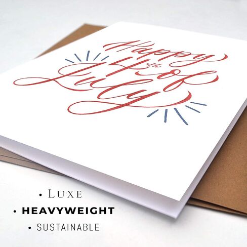 بطاقة Wunderkid Happy 4th of July، عيد الاستقلال (بطاقة واحدة، فارغة من الداخل) in Kuwait