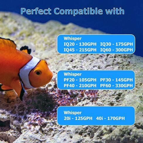 【Assembled】 Large Filter Cartridge Replacement for Tetra Whisper Bio-Bag Filters Cartridges Large, Disposable Filter Cartridges for Tetra ReptoFilter Cartridges Aquariums - 9 Pack in Saudi Arabia