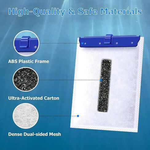 【Assembled】 Large Filter Cartridge Replacement for Tetra Whisper Bio-Bag Filters Cartridges Large, Disposable Filter Cartridges for Tetra ReptoFilter Cartridges Aquariums - 9 Pack in Saudi Arabia