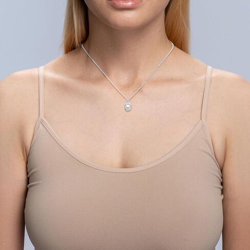 Silver Pearl Necklace Single Pearl Choker Necklace for Women Trendy Dainty Pendant Necklace Pearl Jewelry for Gift in Saudi Arabia