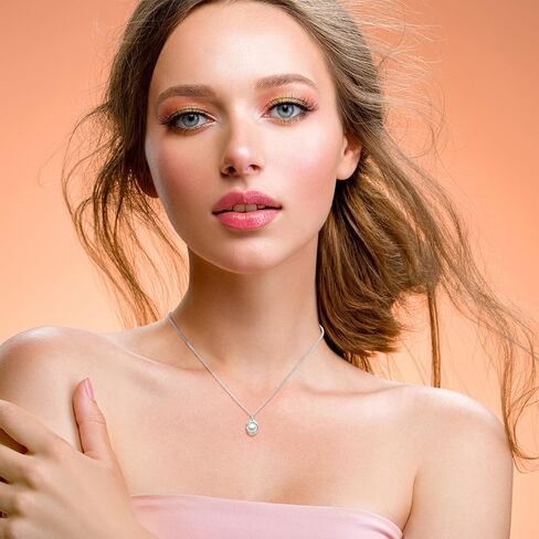 Silver Pearl Necklace Single Pearl Choker Necklace for Women Trendy Dainty Pendant Necklace Pearl Jewelry for Gift in Saudi Arabia
