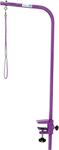 Pet Edge Master Equipment Silver Aluminum Pet Grooming Arm & Clamp – Adjustable Height to 36", Fits Most Grooming Tables in Saudi Arabia