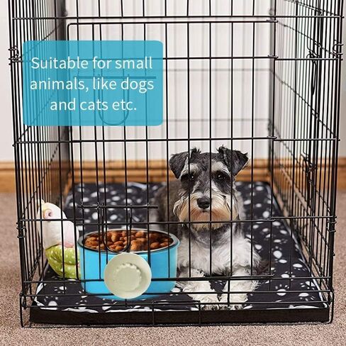 Cage Feeder Bowl for Small Pet, Food Water Feeder Bowl Dish with Bolt Holder for Pet Dog Cat Bird in Saudi Arabia