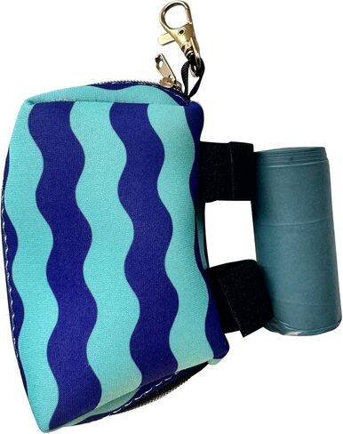 Dog Poop Bag Holder for Leash - Bag Dispenser Pouch with Clip- On, Pet Waste Bag Holder. (Red) in Saudi Arabia