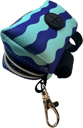 Dog Poop Bag Holder for Leash - Bag Dispenser Pouch with Clip- On, Pet Waste Bag Holder. (Red) in Saudi Arabia