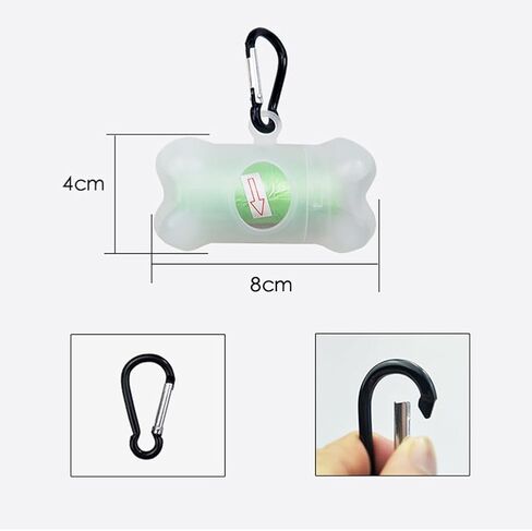 5 قطع من البلاستيك الشفاف لأكياس براز الكلاب، موزع على شكل عظمة، أكياس التخلص من نفايات الحيوانات الأليفة، حامل أكياس نفايات الكلاب، موزع أكياس قمامة الحيوانات الأليفة، حاوية نفايات الكلاب المحمولة in Kuwait