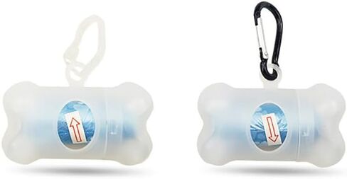 5 قطع من البلاستيك الشفاف لأكياس براز الكلاب، موزع على شكل عظمة، أكياس التخلص من نفايات الحيوانات الأليفة، حامل أكياس نفايات الكلاب، موزع أكياس قمامة الحيوانات الأليفة، حاوية نفايات الكلاب المحمولة in Kuwait