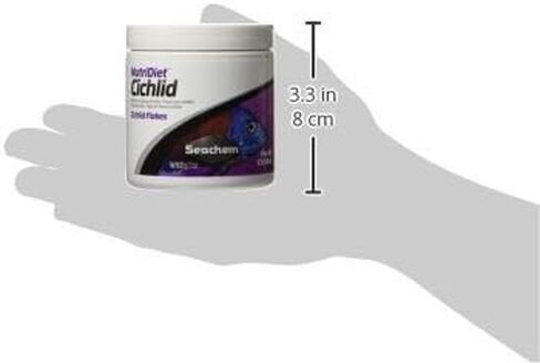 Seachem NutriDiet Cichlid Fish Flakes - Probiotic Formula with GarlicGuard 30g/1oz in Saudi Arabia