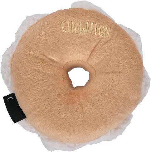 Dog Plush Squeaky Toy, Interactive Bagel Shape Puppy Snuffle Toys, Cute Dog Puzzle Enrichment Toy Treat Puzzle for Small and Medium Dogs in Saudi Arabia
