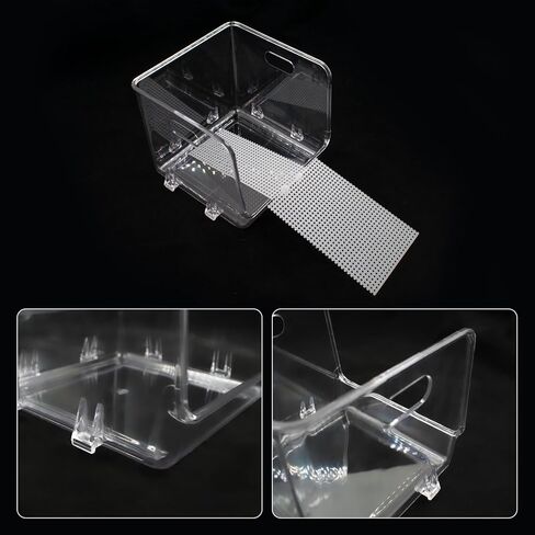 خزان مياه شفاف من نوع السلطعون الناسك مع فتحة كبيرة، لعبة تسلق السلطعون الناسك منحدر قابل للقطع، قفص خزان حوض السمك ملحقات حمام السباحة بالمياه المالحة، موطن السلطعون الناسك لسرطان الناسك الصغير أو المتوسط in Kuwait