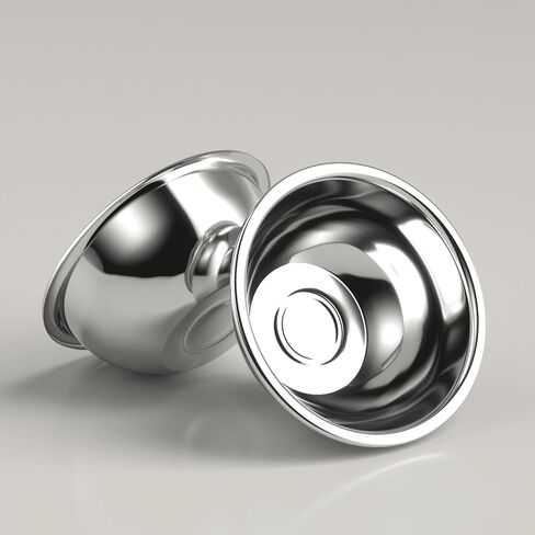 طقم أوعية للكلاب من الفولاذ المقاوم للصدأ مكونة من 7 أكواب للطعام والماء، مقاوم للصدأ، وعاء معدني للكلاب متوسطة الحجم وكبيرة الحجم، 58 أونصة in Kuwait