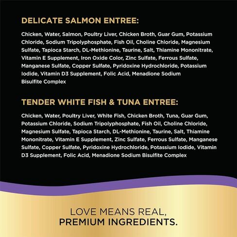Sheba Perfect Portions Multipack Delicate Salmon and Tender Whitefish & Tuna Entrees Wet Cat Food, 2.64 oz., Count of 12 in Saudi Arabia