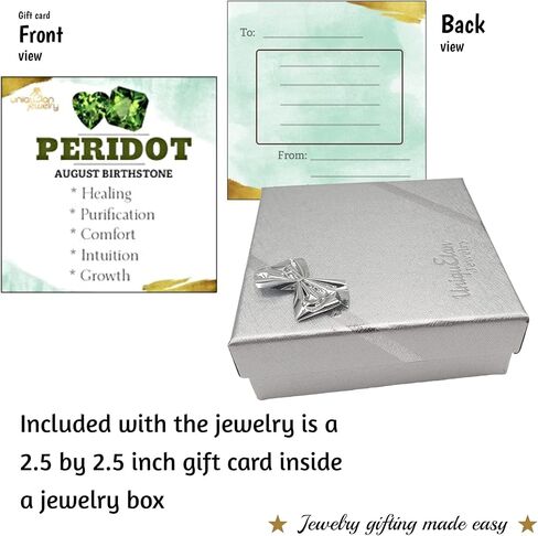 Natural raw peridot chain pendant necklace with yellow gold over 925 sterling silver, august birthstone dainty solitaire gift for her, uniquelan jewelry (peridot) in Kuwait