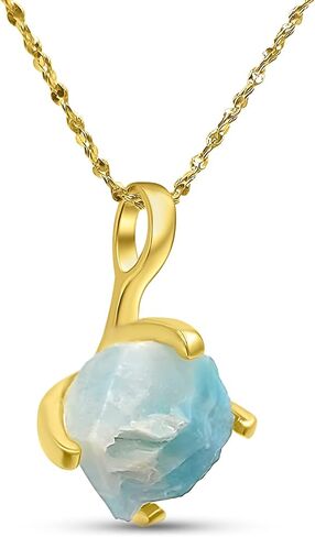 Natural raw peridot chain pendant necklace with yellow gold over 925 sterling silver, august birthstone dainty solitaire gift for her, uniquelan jewelry (peridot) in Kuwait